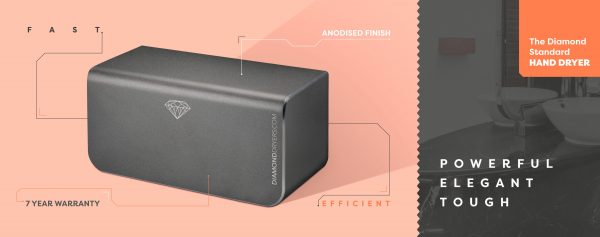 Diamond Hand Dryer Obsidian - Image 4